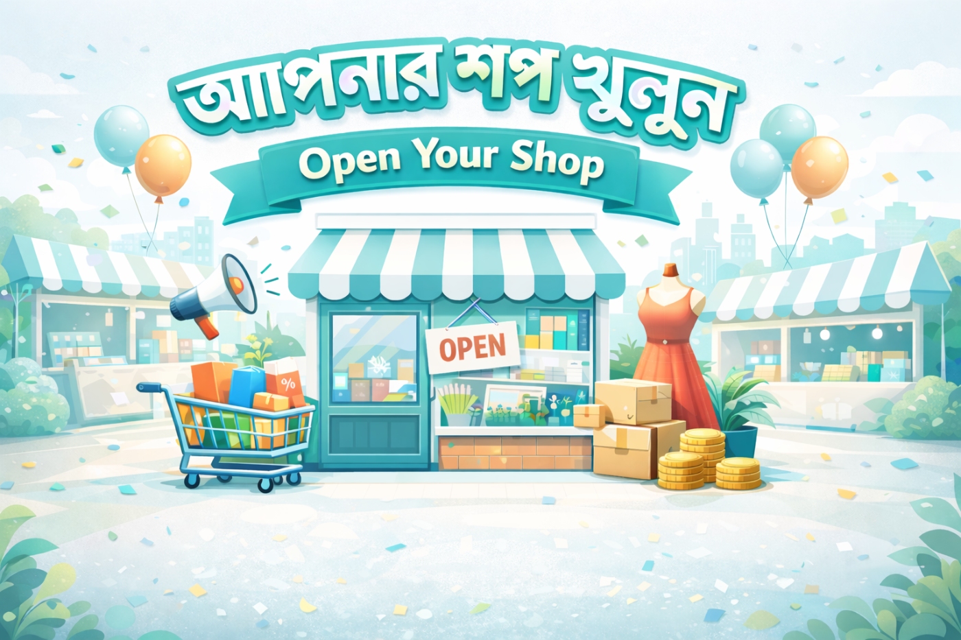 আপনার অনলাইন দোকান খুলুন এবং অনলাইনে বিক্রি শুরু করুন